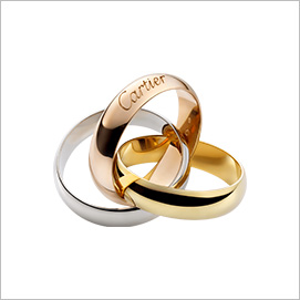 かつてジャン・コクトーの小指に輝いていた名作、スリーゴールドの“トリニティ”リング。Vincent Wulveryck© Cartier