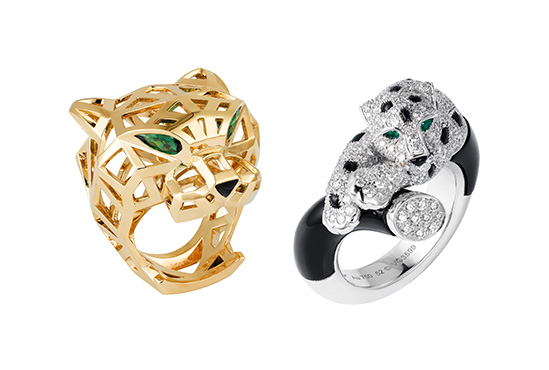 パンテール ドゥ カルティエ<br>（左）Amélie Garreau © Cartier（右）Vincent Wulveryck © Cartier