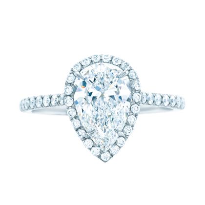 Tiffany Soleste Pear Shape
